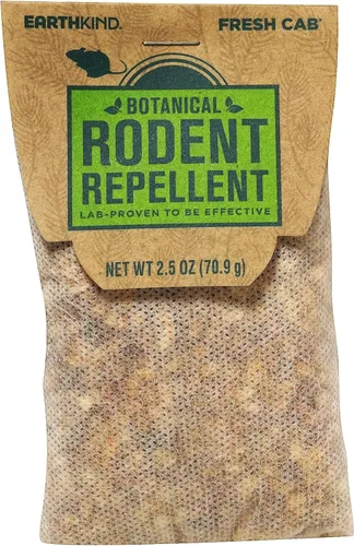 Miniatura 10 de Fresh Cab. Repelente de roedores, botánico, 28 bolsas con olor, respetuoso con el medio ambiente, registro de la EPA y mantiene a los ratones fuera.
