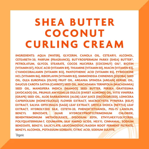 Miniatura 11 de Cantu Crema rizadora de coco con manteca de karité para cabello natural, 12 onzas para cabello natural