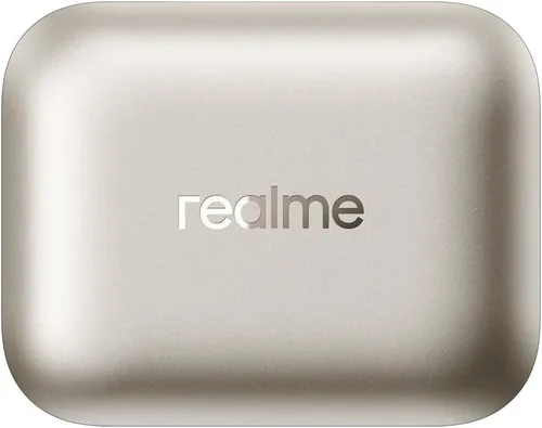 Miniatura 3 de Realme Air 7 - Audífonos inalámbricos verdaderos, reducción de ruido activa de 52 dB, sonido de alta resolución, LHDC, controlador de graves Oro