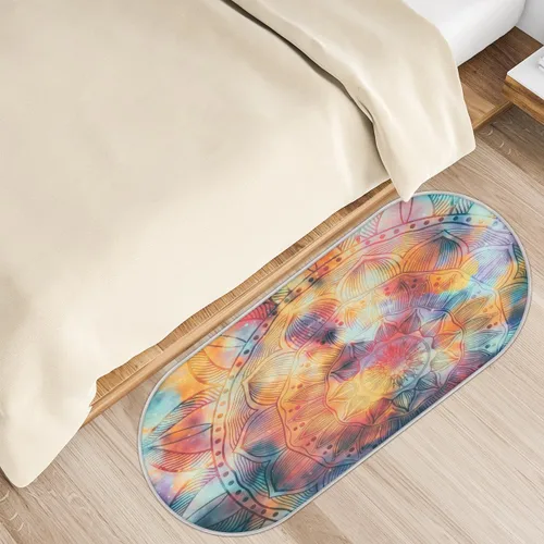 Miniatura 25 de cfpolar Alfombras de baño antideslizantes de girasoles blancos con margaritas blancas, tapete de baño de microfibra absorbente, lavable a máquina