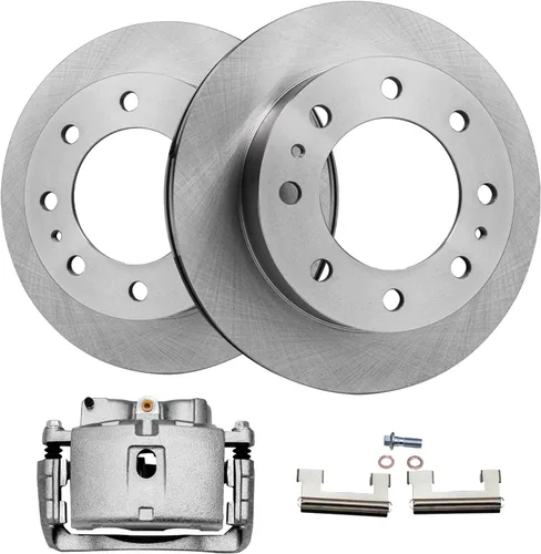 Detroit Axle - Rotores de disco delantero Reemplazo de pinza de freno izquierda para Chevy GMC Express Silverado Sierra Savana 2500 3500