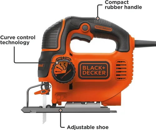 Miniatura 2 de Sierra de calar BDEJS600C de BLACK+DECKER, 5.0 amp