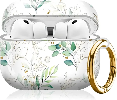 Miniatura 14 de Compatible con AirPod Pro 3 (2025), bonita funda para mujeres y hombres, protección completa, a prueba de golpes, con llavero, accesorios de funda