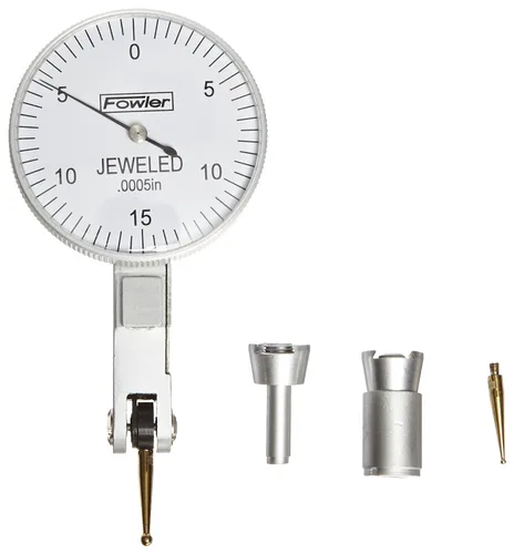 Miniatura 7 de Fowler 52-563-777-0, Indicador de prueba horizontal con rango de medición de 0-0.008" (blanco)