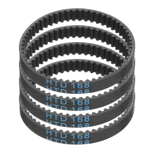 Miniatura 69 de uxcell 4pcs HTD-3M correa dentada de goma 60 dientes, 7.087 in de longitud de paso x 0.236 in de ancho x 0.094 in de altura, correa de distribución
