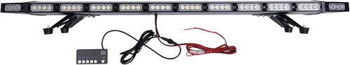 Miniatura 7 de 47 "barra de luz de emergencia advierte camión remolque baliza estroboscópica ámbar 104LED