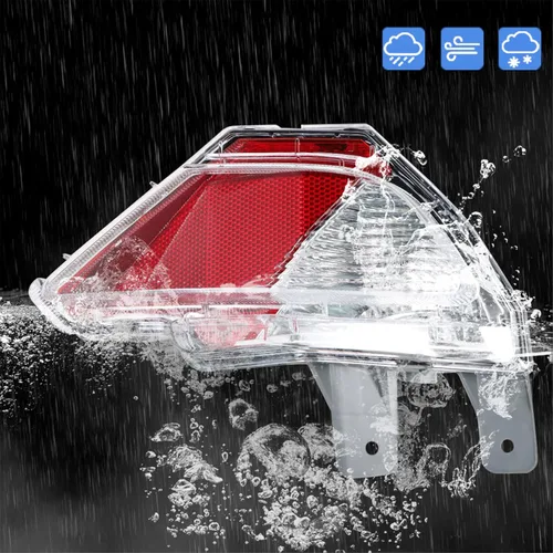 Miniatura 5 de Silscvtt Conjunto de luz trasera y reflector trasero de repuesto para parachoques, lado del pasajero para Rav4 2016-2018