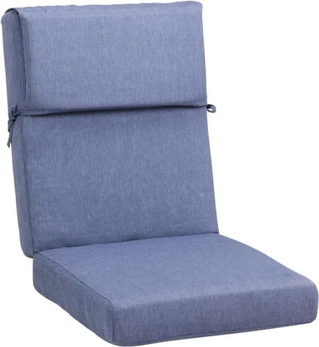 Miniatura 15 de BPS Cojín para silla mecedora de 20 x 20 pulgadas, resistente a la decoloración y al agua, cojines para sillas de patio con funda extraíble