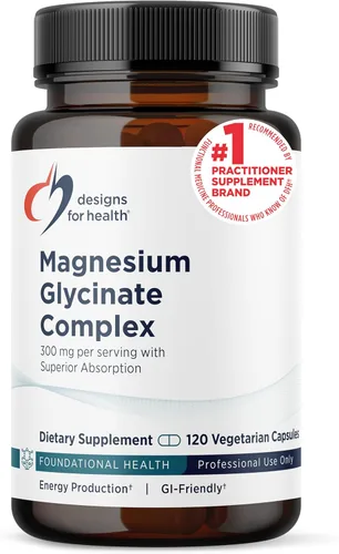 ​Diseños para salud, chelate de magnesio 300 mg, 1