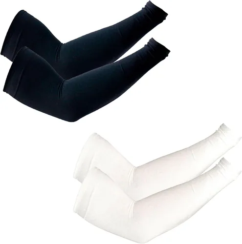 Miniatura 18 de PFFY 2 Pairs UV Protection Cooling Arm Sleeves for Men and Women UPF 50 Sun Sleeve