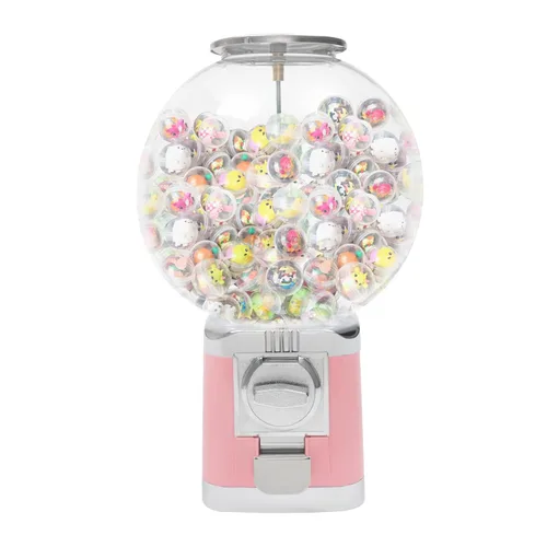 Máquina expendedora, moneda de 1 dólar de gran capacidad, máquina de chicles de caramelo, 500 piezas de 1.26 pulgadas, máquinas expendedoras de