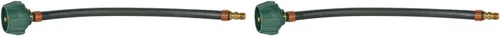 Miniatura 12 de Conector de manguera de propano con cable de espiral de 36 pulgadas de Camco, conecta cilindro de propano a un regulador de propano para caravana