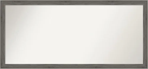 Miniatura 220 de Amanti Art Espejo personalizado, espejo de baño gris plomo a rayas, espejo de pared o espejo de tocador de baño sobre el fregadero