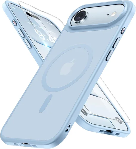 Miniatura 49 de Miracase Funda diseñada para iPhone SE 2022/SE 2020/7/8, funda multicolor de silicona a prueba de golpes (rojo)