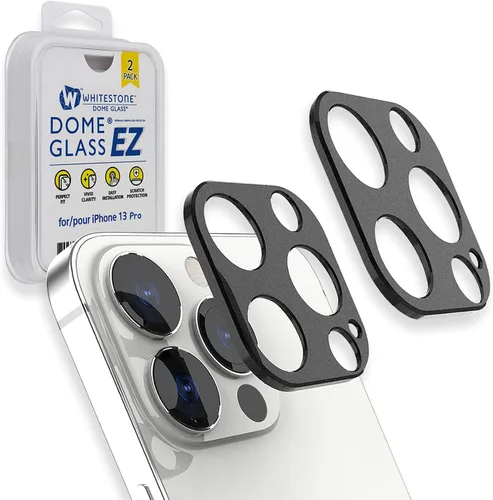 Miniatura 8 de Whitestone - Protector de cámara para Apple iPhone 13 (6.1 pulgadas), instalación con un solo toque, protector de lente de cámara resistente a