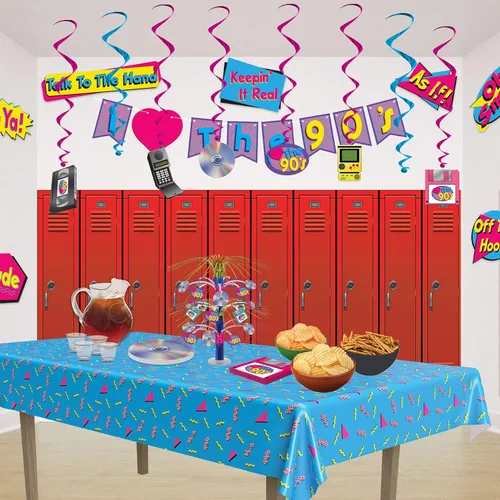 Miniatura 4 de Beistle 53489 I Love The 90's Whirls, 24 piezas, 15"-28", multicolor
