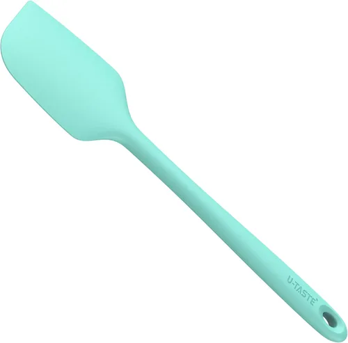 U-Taste - Espátula de silicona extra larga de 14 pulgadas: raspador mezclador flexible resistente al calor a 480ºF, gran mezcla de goma, agitación,