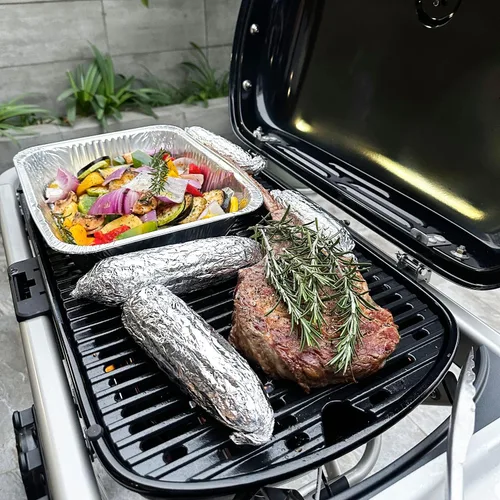 Miniatura 5 de DELSbbq Rejillas de cocción de hierro fundido para Weber Traveler 9010001 9020001 9030001 9013001 parrillas, piezas de repuesto para parrilla Weber