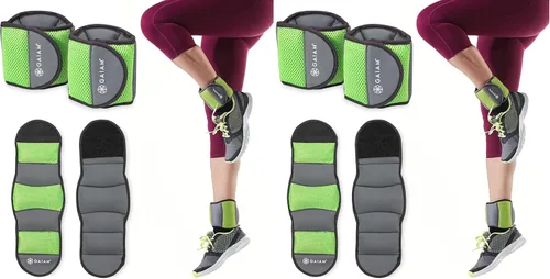 Miniatura 8 de Gaiam Wrist and Ankle Weights, Wearable Bracelet to Strengthen, Tone & Sculpt, Adjustable Ankle Weights for Women & Men for Yoga, Dance, Pilates