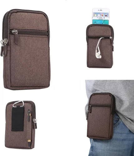 Miniatura 14 de Bolso cruzado universal para teléfono celular, bolsa de cinturón para deportes al aire libre, funda para llevar teléfono móvil, con correa