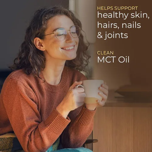 Miniatura 9 de Crema de Café Keto con Polvo de Péptidos de Colágeno Hidrolizado 12.2 oz - Polvo de Proteína sin Sabor, Crema de Café Libre de Azúcar con Aceite MCT