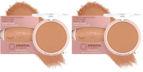Miniatura 23 de Mineral Fusion Base de maquillaje en polvo prensado, Neutral 4 – Med Skin con matices neutros, maquillaje de base que desafía la edad con acabado