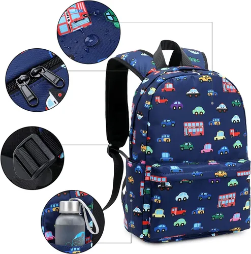 Miniatura 39 de CAMTOP - Conjunto de mochila y lonchera con estampados divertidos para niños de preescolar y primaria), Y0058-2