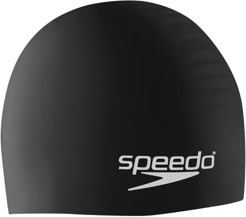 Speedo - Gorro de natación, silicona Negro (Speedo Black)