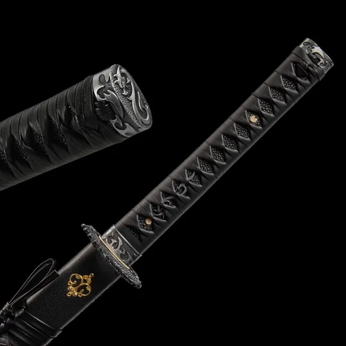 Miniatura 7 de Espada katana japonesa hecha a mano, auténtica, forjada a mano, espadas samurai de acero de alto carbono 1060 para artes marciales, colección