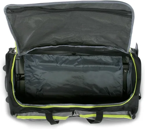 Miniatura 10 de Fila Bolsa de lona grande con 7 bolsillos, gris, lima, (GreyNeon Lime), Bolsa de lona grande con 7 bolsillos