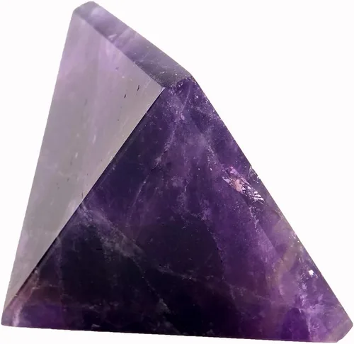 Miniatura 2 de Amatista - Pirámide natural tallada con chakras, piedra de reiki, piedra de reiki, decoración del hogar, regalo de decoración, manualidades