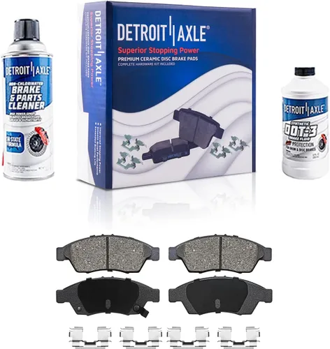 Miniatura 92 de Detroit Axle - Pastillas de freno traseras para Mercedes-Benz C230 C240 C280 C320 C350 CLK320 CLK350 CLK430 E300 E320 E420 E430 SLK350, pastillas