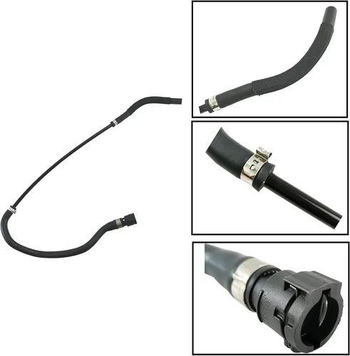 Miniatura 5 de Manguera de Radiador Superior e Inferior del Motor, Tubo de Manguera de Agua Refrigerante + Conjunto de Manguera de Línea de Ventilación del Tanque