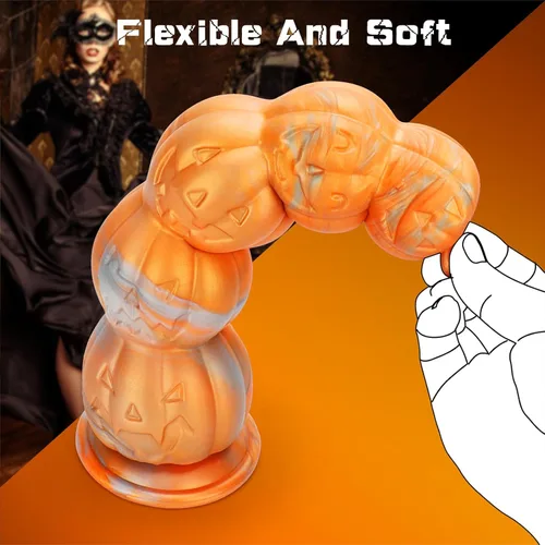 Miniatura 3 de Consolador Enorme de Monstruo de Fantasía, Consoladores Anales Gruesos Cuentas Anales para Hombres, Consolador Grande Largo de Silicona de 11