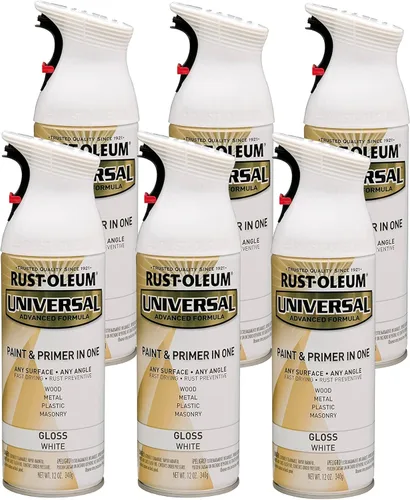Miniatura 133 de Rust-Oleum 245197 Pintura en aerosol universal para todas las superficies, 12 onzas, negro satinado
