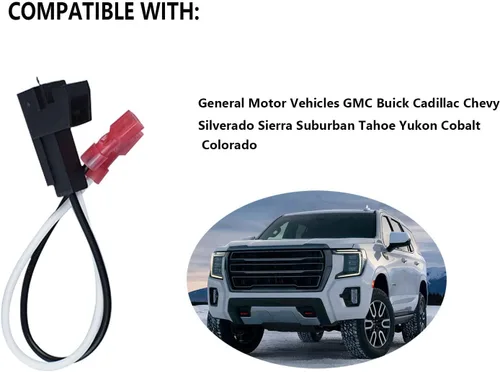 Miniatura 2 de Adaptador de altavoz 72-4568 Reemplazo del arnés de cableado para vehículos de motor general GMC Buick Cadillac Chevy Silverado Sierra Suburban