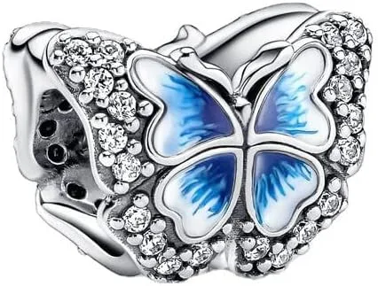 Miniatura 2 de Dijes de plata de ley 925 para pulseras y collares cuentas de viaje de belleza de elefante animal dijes de árbol familiar regalo de joyería