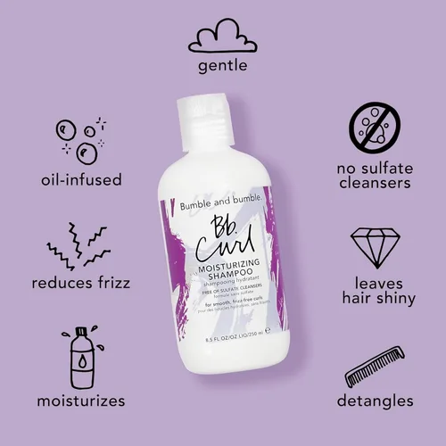 Miniatura 5 de Bumble and bumble. Curl Moisturizing Shampoo Gently Cleanses Coils, Curls, Waves Anti Frizz Sulfate Cleanser Free With Jojoba, Avocado +