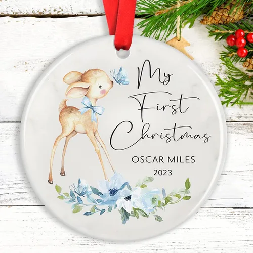 Miniatura 28 de Adornos de Navidad personalizados para camión volquete, adorno personalizado para bebé, adornos para árbol de Navidad para niños, adornos de camión