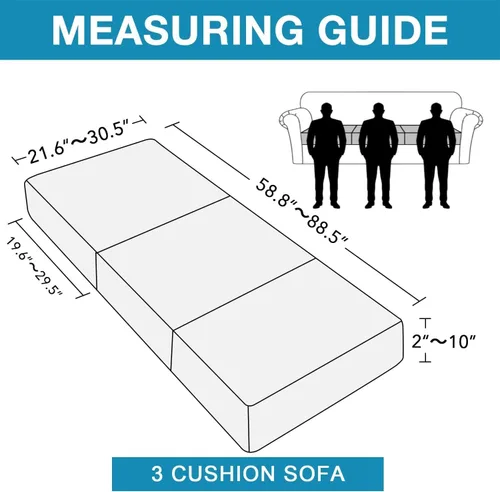 Miniatura 2 de Flamingo P Funda de cojín elástica para sofá, protector de muebles para sofá, funda de sofá con parte inferior elástica