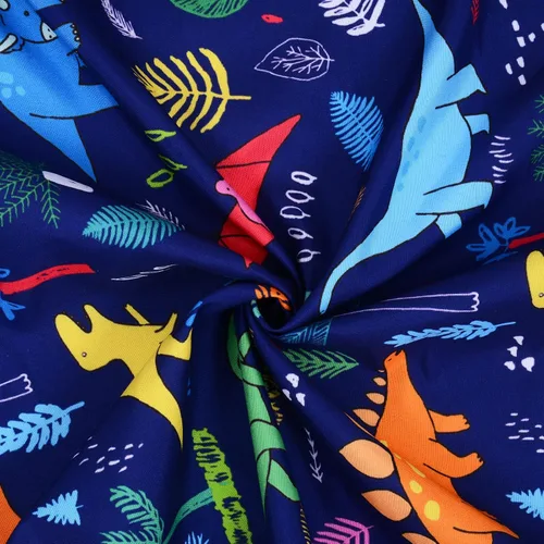 Miniatura 7 de Cloele Sábana Ajustable para Cuna con Dinosaurios - Bebé 100% Poliéster Paquete de 1 Sábana para Cuna Estándar y Colchones de Niños Pequeños - Azul