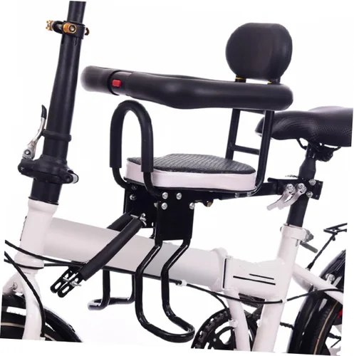 Miniatura 2 de UPKOCH 1 asiento de bicicleta de desmontaje rápido para diseño de montaje frontal, cómodo cojín de esponja gruesa duradera de alta construcción