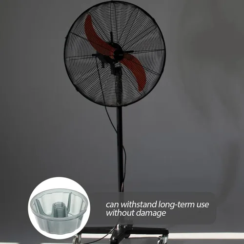 Miniatura 4 de Angoily 5 tapas de tuerca de ventilador para ventiladores de techo fáciles de instalar, tapas de plástico para fijación de cuchillas, compatibilidad