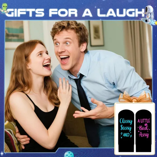 Miniatura 5 de Regalos de carreras HAPPYPOP para hombres - Regalos de lucha libre, fútbol, pesca, calcetines divertidos para él