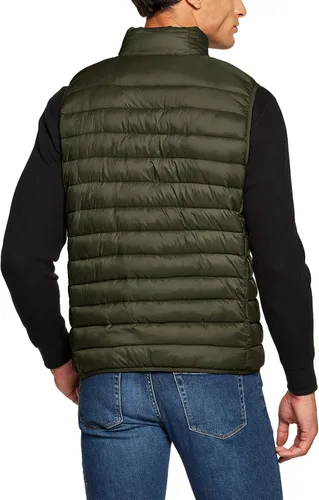 Miniatura 2 de TSLA Chaleco acolchado ligero y plegable para hombre, resistente al agua, para invierno y exteriores