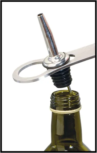 Miniatura 2 de Thirsty Rhino Badak - Abridor de botellas y removedor de boquilla de vertido, plateado cepillado (juego de 6)