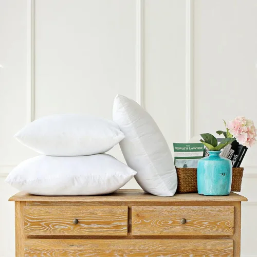 Miniatura 7 de Eforcase Inserto de almohadas de 18 x 18 pulgadas, insertos de almohada para sofá, silla, inserto cuadrado para fundas de almohada para fundas