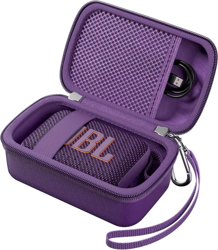 Miniatura 8 de ProCase Estuche rígido de viaje para altavoz JBL Go 4 2025/ Go 3/ Go 3 Eco Ultra, caja portátil impermeable para altavoz JBL Mini y accesorios, Negro