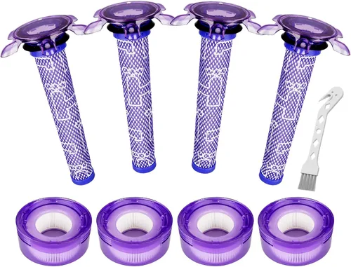 Miniatura 8 de Lemige V7 V8 Kit de repuesto de filtro para aspiradoras inalámbricas Dyson V7 V8 Slim Animal Absolute Motorhead SV10 SV11 SV25 SV37, prefiltros de 2