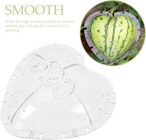 Miniatura 8 de Forma de fruta de sandía en forma de corazón para hortalizas y frutas de jardín que forman 7.28X7.28X4.52 pulgadas